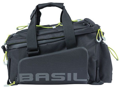 Taška na nosič Basil Miles XL Pro – čierna/limetková