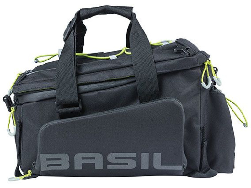 Taška na nosič Basil Miles XL Pro – čierna/limetková