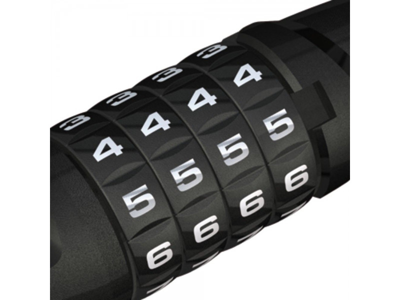 Zámok na bicykel Abus 6415C/85/15 Black Tresor