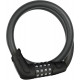Zámok na bicykel Abus 6415C/85/15 Black Tresor