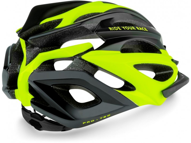 Cyklistická prilba R2 ATH02U PRO-TEC – čierna/zelená