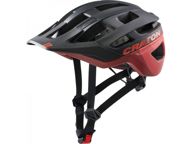 Cyklistická prilba Cratoni AllRace – čierna/červená