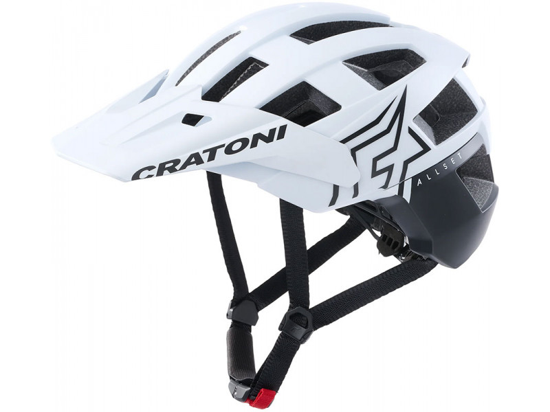 Cyklistická prilba Cratoni AllSet Pro – čierna/biela