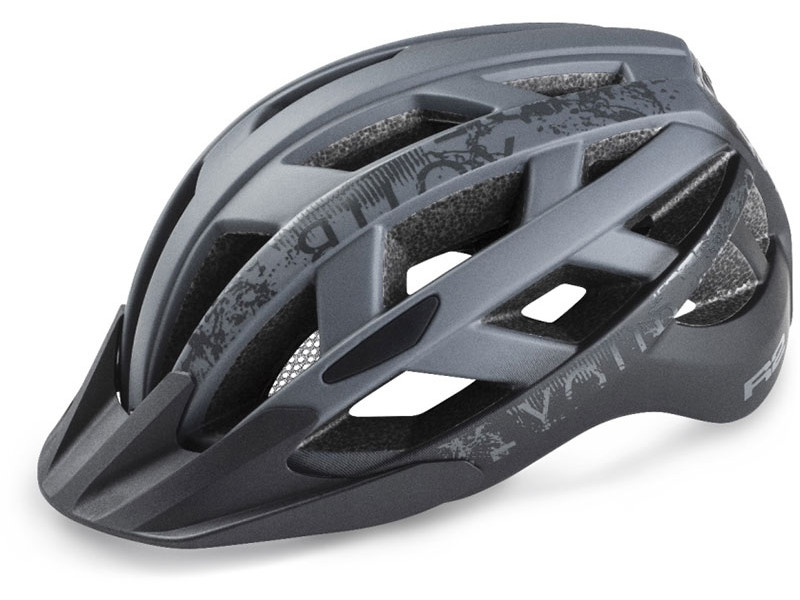 Cyklistická prilba R2 ATH18V LUMEN – šedá/čierna