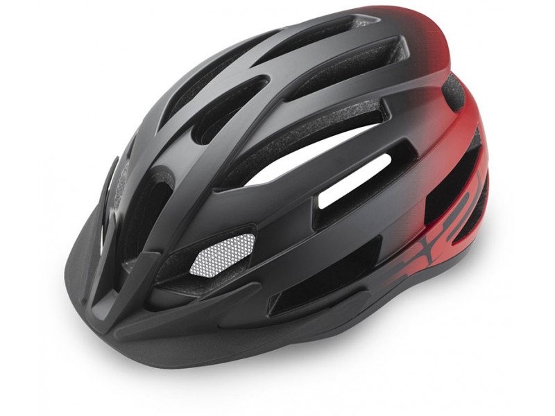 Cyklistická prilba R2 ATH33G SPIRIT – čierna/červená
