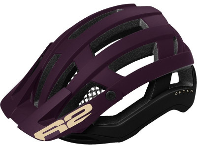 Cyklistická prilba R2 ATH32E CROSS – fialová