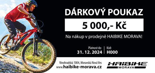 Darčekový poukaz Haibike Morava